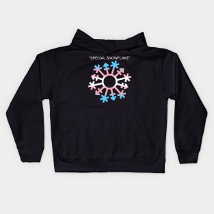 Gender "Special Snowflake" - Trans Flag Colors Kids Hoodie